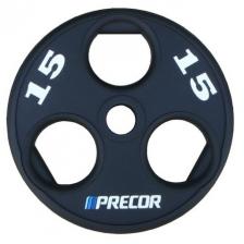 Precor FM\UPP Олимпийский диск в уретане с логотипом 15 кг