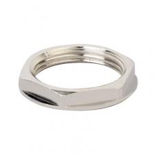 прочие для гибких и жестких металлических труб DKC / ДКС Гайка фиксации муфт для гибких и жестких стальных труб,M63x1,5 никелированная латунь [6006-63]