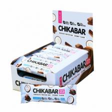 CHIKALAB Глазированный батончик CHIKABAR 60г (20шт коробка) (Кокос)