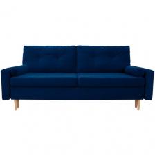 Диван-кровать Сканди синий, механизм Тик-так, 220х97х92 см