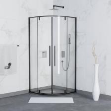 Душевой уголок RGW SV-53B - идеальный выбор для тех, кто ценит не только эстетику, но и комфорт в использовании. Этот душевой уголок имеет толщину стекла 6 мм, что гарантирует его прочность и надежность. Форма душевого угла - полукруглая, что позволяет оптимально использовать пространство ванной комнаты. В сочетании с прозрачным стеклом и черным цветом профиля, RGW SV-53B выглядит элегантно и современно. Для того, чтобы использование душевого уголка было максимально комфортным и безопасным, он оснащен водонепроницаемыми стальными петлями. Высота душевого угла составляет 2000 мм, что позволяет использовать его даже для людей высокого роста. Рейтинг герметичности душевого уголка - 1 класс, что гарантирует отсутствие протечек воды. Структура дверей маятниковая. Это позволяет легко и просто открывать и закрывать двери при использовании душа. Покрытие стекла анти капля Easy Clean, что делает уборку душевого уголка на порядок проще и быстрее. Регулируемый профиль, позволяет настроить размер душевого уголка под конкретное пространство в ванной комнате. Изготовленный из анодированного алюминия, материал профиля очень прочный и долговечный, что гарантирует ресурс эксплуатации в течение 15 лет.