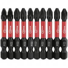 Набор бит может использоваться при работе с шуруповертом при монтаже крепежа. Тип шлица: PZ2 Хвостовик бит: 1/4 (тип С) Легированная cталь S2. Намагниченный наконечник биты обеспечивает удобство работы с крепежом. Компактный пластиковый футляр обеспечивает удобство хранения и транспортировки набора.