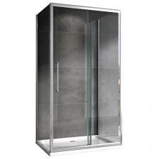 Душевой уголок Abber Schwarzer Diamant 100x60 AG30100H-S60-S60 хром, стекло прозрачное