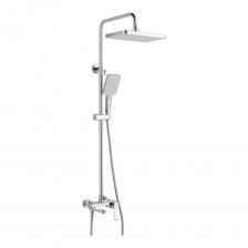 Душевая система Shevanik S4536 — идеальное сочетание стиля и функциональности. Изготовленная из высококачественной латуни, она оснащена керамическим картриджем и рычажным управлением для комфортного использования. Верхняя часть смесителя служит удобной полочкой для гигиенических средств. Поворотный излив душевой системы имеет аэратор и может быть компактно сложен при неиспользовании. Верхний душ размером 320x210 мм легко регулируется по наклону и оси благодаря встроенному шарниру и самоочищающимся силиконовым форсункам, обеспечивая чистый и сильный поток воды. Ручной душ также выполнен из ABS-пластика и имеет три режима работы. Его высота и наклон легко регулируются, позволяя выбрать наиболее комфортный режим. Душевая система оснащена шлангом длиной 150 см и телескопической штангой с возможностью регулировки высоты. Переключение режимов осуществляется поворотом флажка у основания душевой штанги, что делает использование системы максимально удобным. Монтаж душевой системы осуществляется классическим настенным способом через эксцентрики.