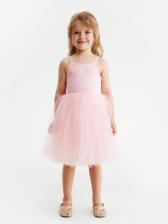Платье нарядное для девочки MINAKU: PartyDress, с пышной юбкой, рост 80-86 см, розовое