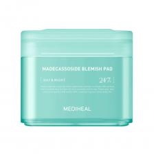 Успокаивающие тонер-пэды с мадекассосидом Mediheal Madecassoside Blemish Pad