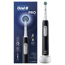 80713562 Электрическая зубная щетка ORAL-B Pro Series 1/D305.513.3 черная 3 режима тип 3791, цена за 1 шт