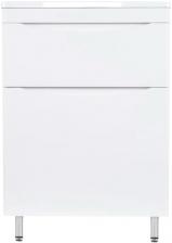 Тумба под раковину без столешницы Style Line Бергамо Мини 60 Люкс Plus напольная, антискрейтч белая