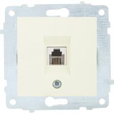 Механизм телефонной 1-местной розетки OVIVO 600-000302-221