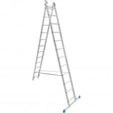 Двухсекционная алюминиевая лестница LadderBel LS212