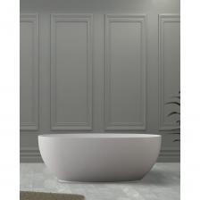 Ванна из искусственного камня ABBER Stein белая матовая AS9641-1.5