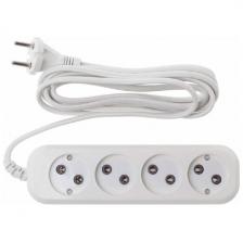 Сетевой удлинитель Buro BU-PSL4.5/W 5м 4 розетки белый