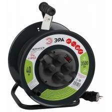 RMx-4es-3x1.5-40m-IP44(KG) Удлинитель силовой ЭРА RMx-4es-3x1.5-40m-IP44(KG) на металлической катушке c заземлением 4 розетки 40м КГ 3х1.5мм2, цена за 1 шт