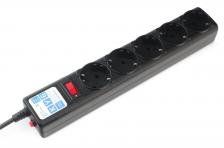 Powercube Power Cube PC 10м 5р, черн. 10А, [SPG5-10M]