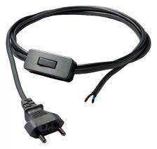 Сетевой провод с выключателем [1.5 м] Nowodvorski Cameleon Cable WITH SWITCH BL 8611 цвет арматуры черный