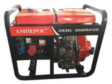 Дизельный генератор АМПЕРОС LDG7500CLE-3, 6 кВт
