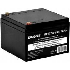 EXEGATE Аккумуляторная батарея GP12260 (12V 26Ah, под болт М5) [EX282972RUS]
