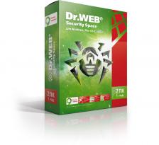 Антивирус Dr.Web Security Space 2 ПК 1 год Box bhw-b-12m-2-a3