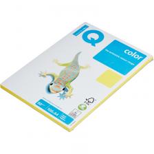 Бумага цветная для печати IQ Color желтая интенсив CY39 (A4, 80 г/кв.м, 100 листов)