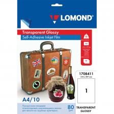 Самоклеющаяся пленка Lomond Inkjet прозрачная 10л 1708411 для струйной печати