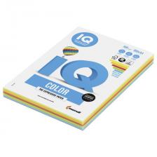Бумага цветная IQ color, А4, 160 г/м2, 100 л. (5 цветов x 20 листов), микс интенсив, RB02 Бумага цветная IQ color, А4, 160 г/м2, 100 л. (5 цветов x 20 листов), микс интенсив, RB02