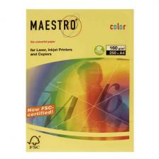 Mondi Бумага офисная цветная "Maestro Color pale" А4 250л 160г/м2 желтый (YE23)