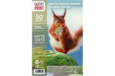 Матовая фотобумага Lucky Print (10x15, 230г/м2), 50 листов