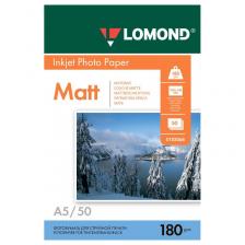 Фотобумага Lomond A5 180g/m2 матовая односторонняя 50 листов 102068