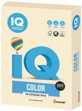 Цветная бумага для офиса IQ-COLOR А4, 160 г/м, 250 листов, пастель, кремовая (110802)