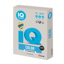 Бумага цветная IQ color, А4, 80 г/м2, 500 л., тренд, серая, GR21