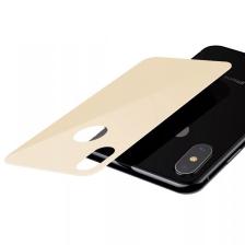 3D - защитное стекло задней крышки Baseus для iPhone XS Max (золотой)
