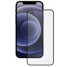 Черное защитное стекло с приват фильтром для iPhone 12 mini Deppa 3D Tempered Glass