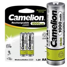 Camelion AA-1000mAh Ni-Cd BL-2 (NC-AA1000BP2, аккумулятор,1.2В) (упак. 2 шт.), цена за 1 упак.