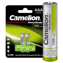 Camelion Always Ready AAA-1100mAh Ni-Mh BL-2 (NH-AAA1100ARBP2, аккумулятор,1.2В) (упак. 2 шт.), цена за 1 упак.