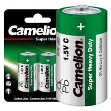 Camelion Green R14 BL-2 (R14P-BP2G, батарейка,1.5В) (упак. 2 шт.), цена за 1 упак.