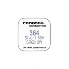 Renata R 364 (SR 621 SW, 1.55V, 22mAh, 6.8x2.1mm)(батарейка для часов), цена за 1 шт.