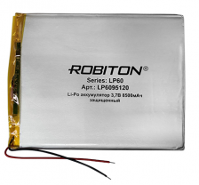 Аккумулятор ROBITON LP6095120 3.7В 8500мАч PK1