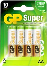 Батарейки GP Super 15А LR6 АА 1.5В 8шт