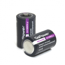 Батарейка GoPower ER14250 1/2AA PC1 Li-SOCl2 3.6V – фото 1