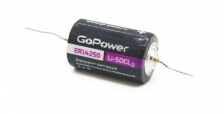 Батарейка GoPower ER14250 axial 1/2AA PC1 Li-SOCl2 3.6V с выводами