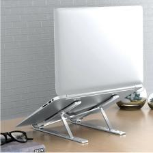 Портативная подставка для ноутбука и MacBook от 10 до 15,6 дюймов (серебряный) – фото 2