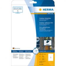 HERMA 9500 outdoor Этикетки самоклеющиеся Полиэстровые А4, 210.0 x 297.0, цвет: Белый, клей: перманентный, для печати на: лазерных аппаратах, в пачке: 10 листов/10 этикеток HERMA 9500 outdoor Этикетки самоклеющиеся Полиэстровые А4, 210.0 x 297.0, цвет: Белый, клей: перманентный, для печати на: лазерных аппаратах, в пачке: 10 листов/10 этикеток