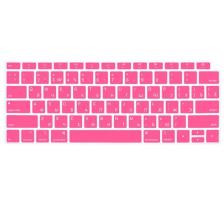 Розовая силиконовая накладка на клавиатуру для Macbook Air 13 2018 - 2019 (US)