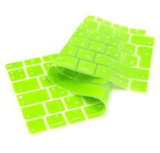 Зеленая силиконовая накладка на клавиатуру для Macbook Air 13 2018 – 2019 (Rus/Eu) – фото 4
