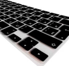 Черная силиконовая накладка на клавиатуру для Macbook Air/Pro 13/15 (Rus/Eu) – фото 1