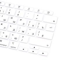 Силиконовая накладка на клавиатуру для Macbook Air 13 2020 белая (US) – фото 2