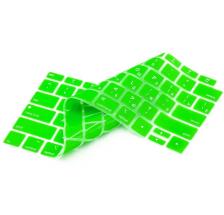 Зеленая силиконовая накладка на клавиатуру для Macbook Air 13 2018 - 2019 (US) – фото 3