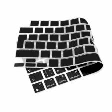 Черная силиконовая накладка на клавиатуру для Macbook Pro 14/16 2021 (Rus/Eu) – фото 2