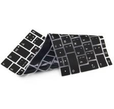 Черная силиконовая накладка на клавиатуру для Macbook 12/Pro 13/15 2016 – 2019 (Rus/Eu) – фото 4