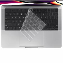 Прозрачная силиконовая накладка на клавиатуру WIWU для Macbook Pro 14/16 2021 (US) – фото 3